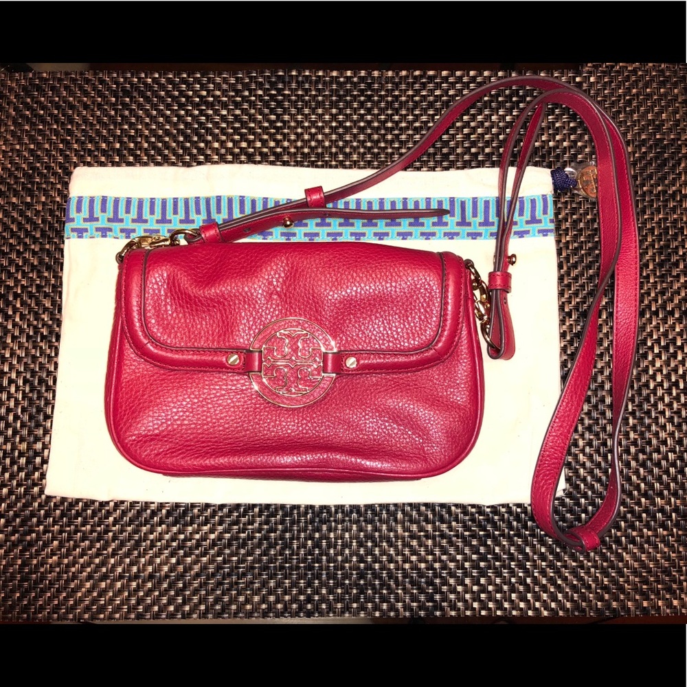 Tory Burch Amanda red crossbody purse - Picture 2 of 4